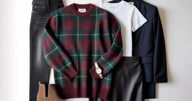 Plaid Sweater Outfits