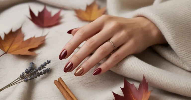 Almond Fall Nails