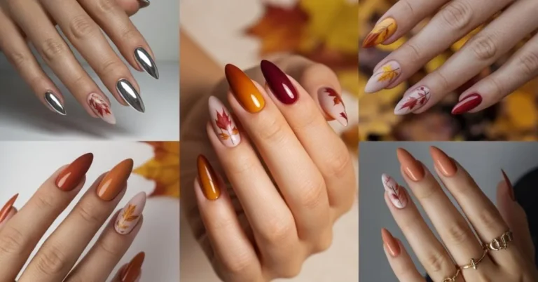 Almond Fall Nails Ideas: 30+ Stunning Autumn 2025 Nail Designs 15 Almond Fall Nails Ideas