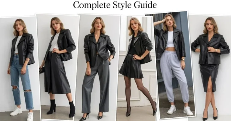 Black Leather Jacket Outfit Ideas: The Complete 2025 Style Guide 17 Black Leather Jacket Outfit