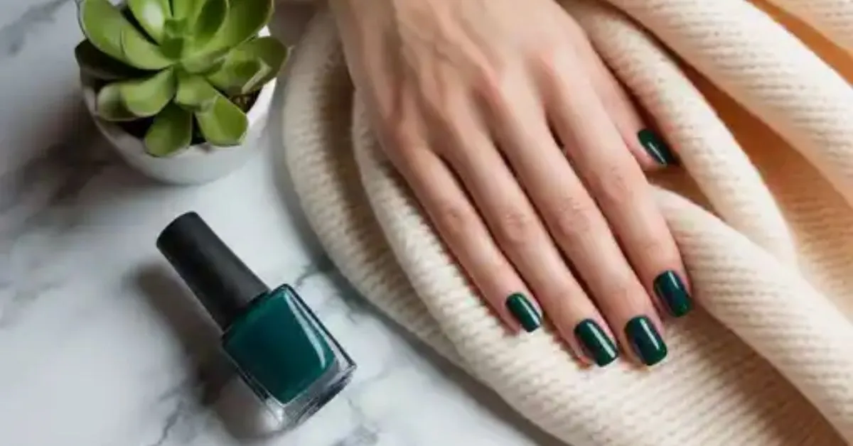 Dark Green Nail Polish