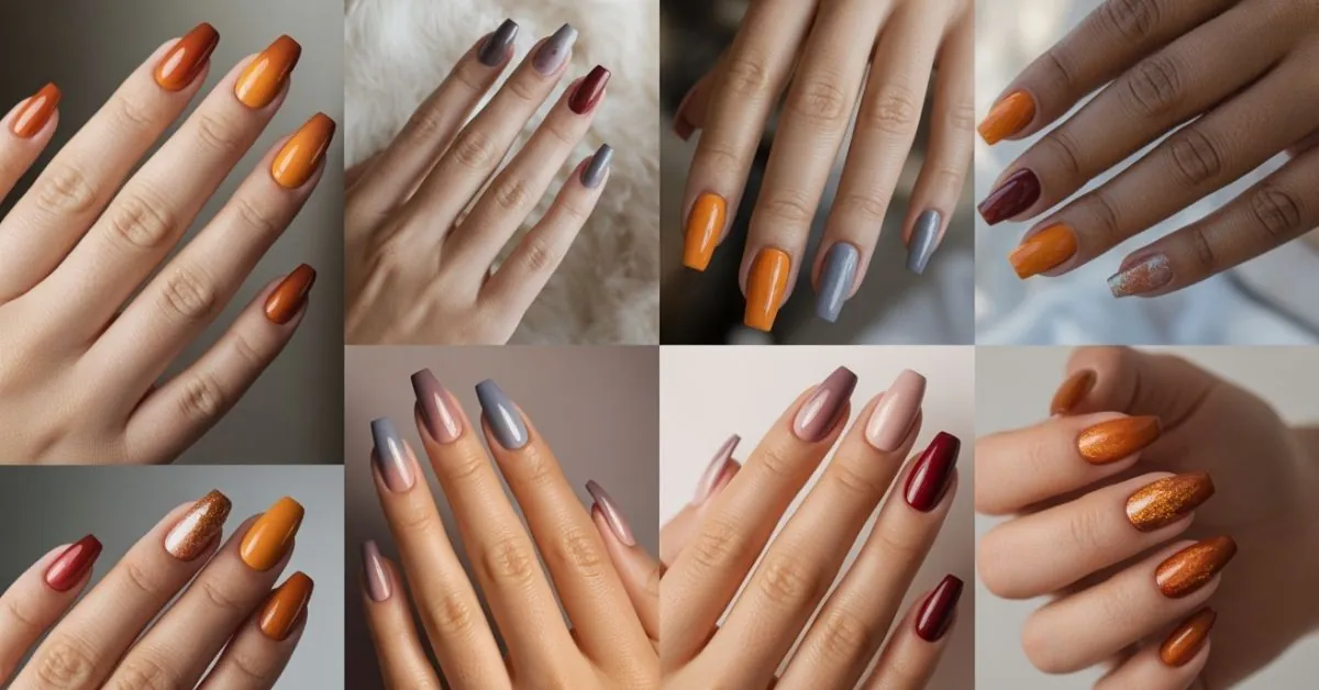 Fall Ombre Nails