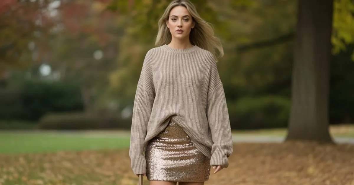 Glitter Accents Fall Outfit