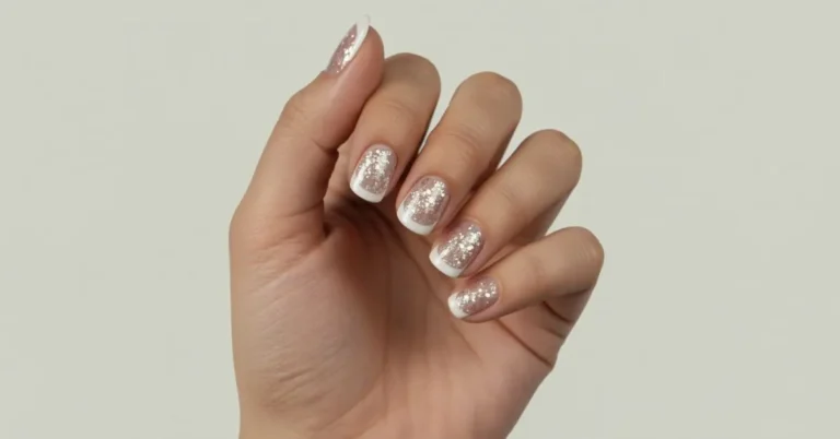 Glitter French Tips