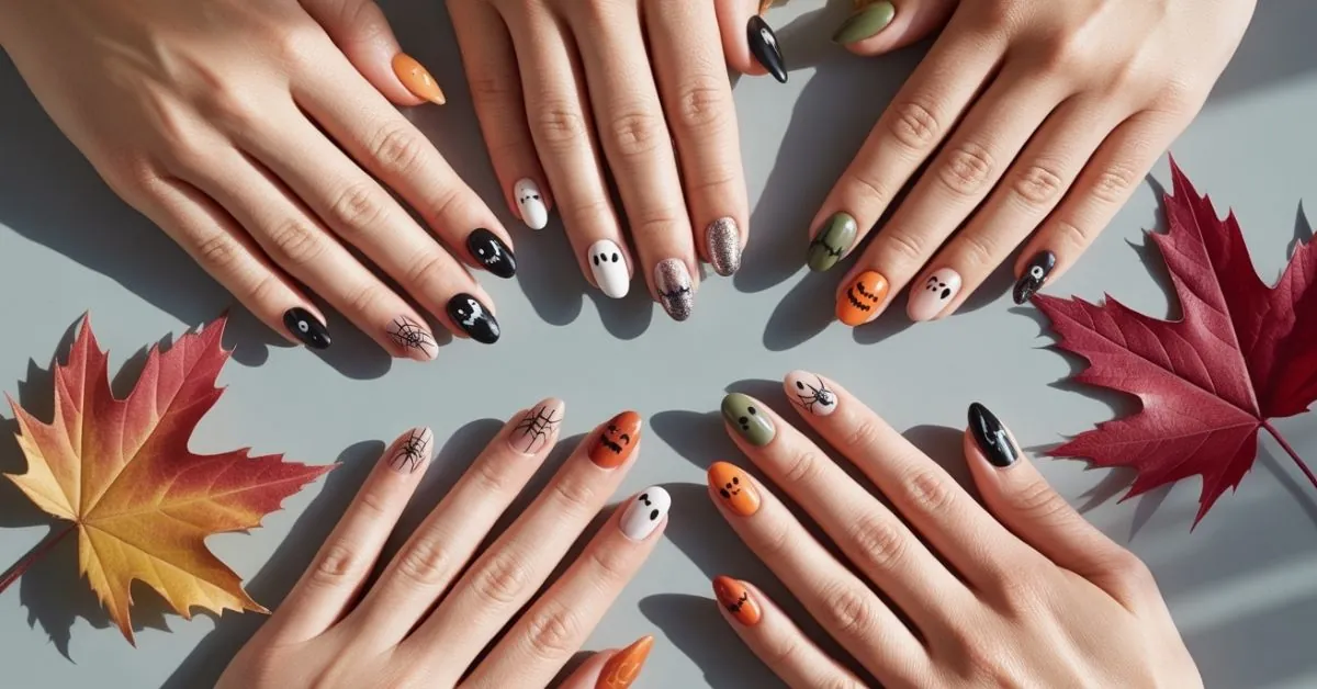 Halloween Nail Designs Short Nails