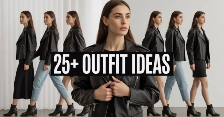 How to Style Leather Jacket with Boots