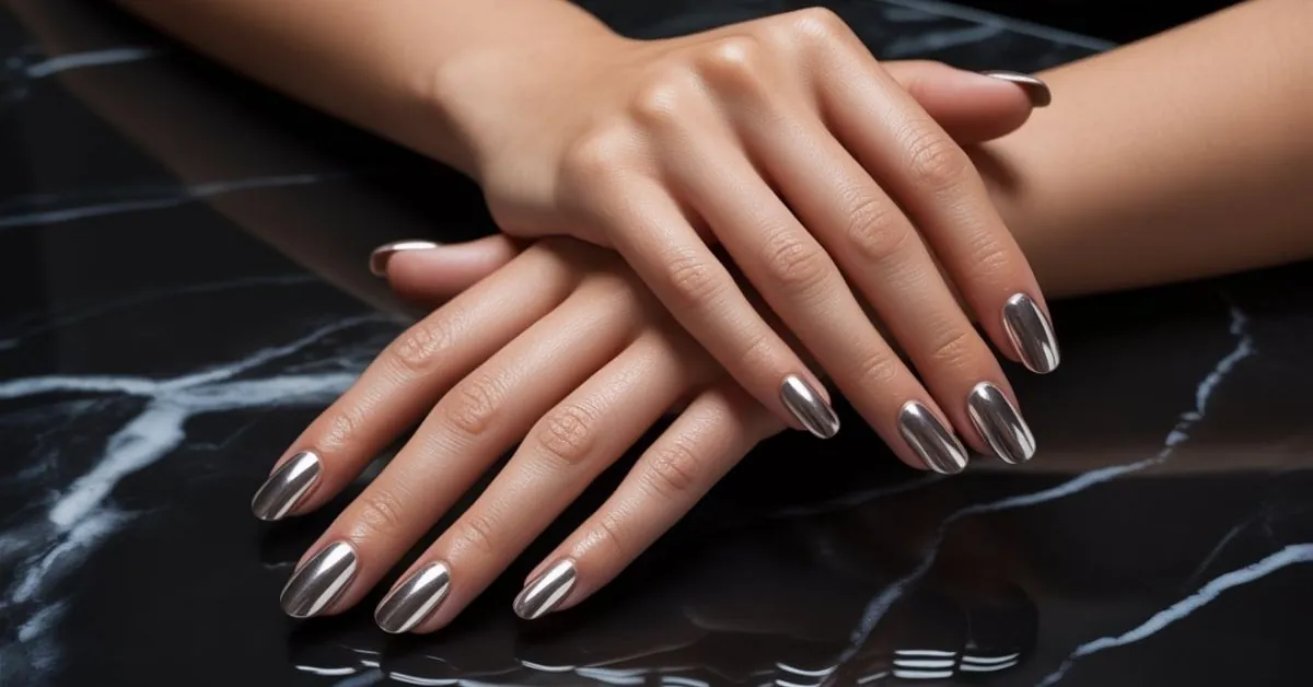 Metallic Chrome Nails USA