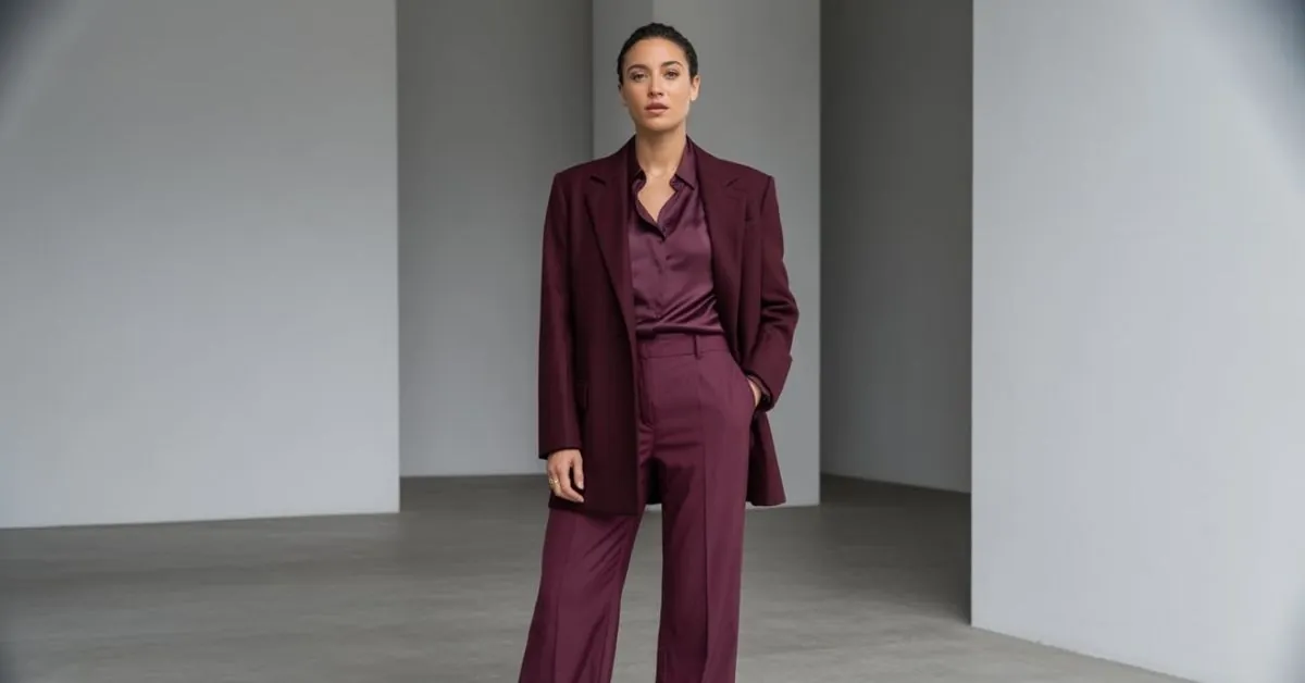 Monochrome Burgundy Outfit: The Ultimate 2025 Style Guide for Tonal Dressing Excellence 1 monochrome burgundy outfit
