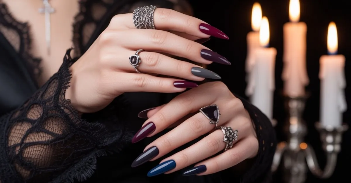 Moody Gothic Nail Shades
