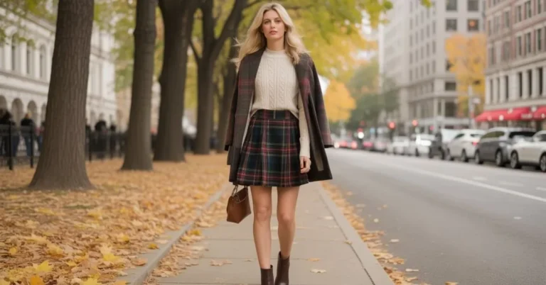 Plaid Skirt Outfit Fall 2025