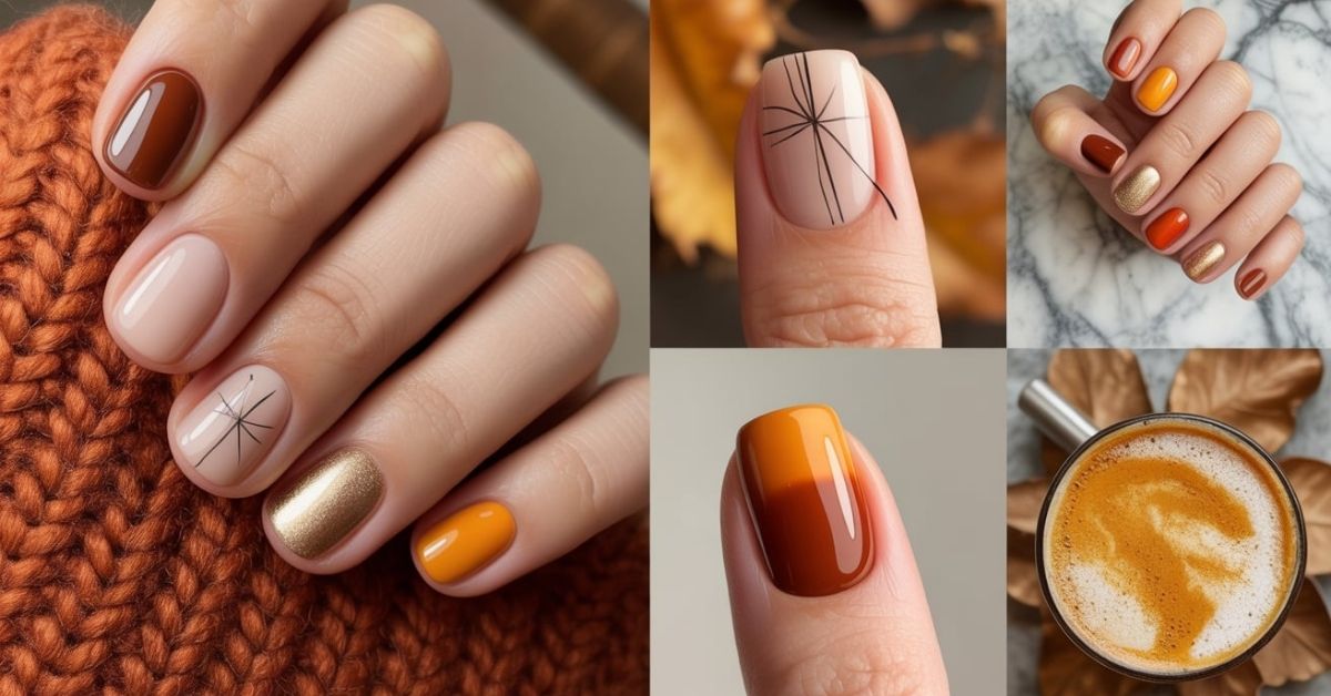 Short Autumn Nails Ideas: 60+ Chic Designs That Define Fall 2025 Style 1 Short Autumn Nails Ideas