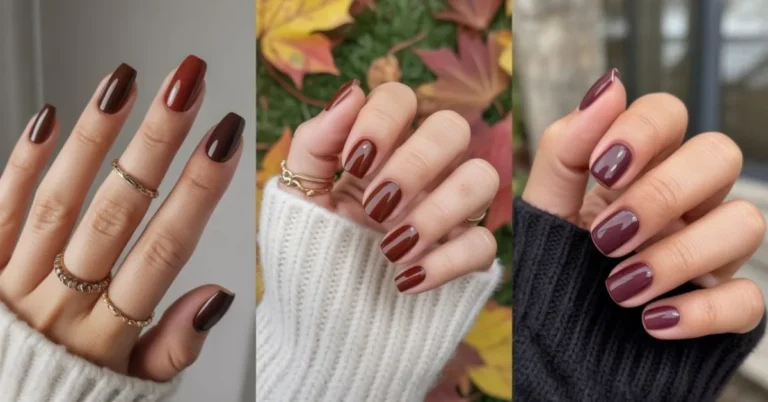 Short Autumn Nails USA