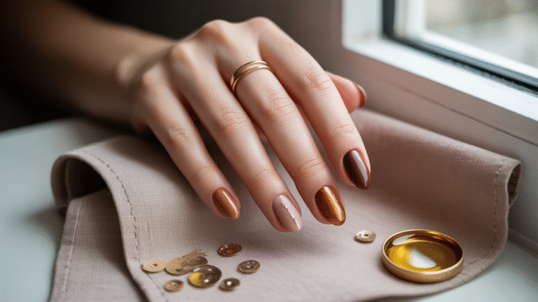 Earthy Brown Manicure Ideas