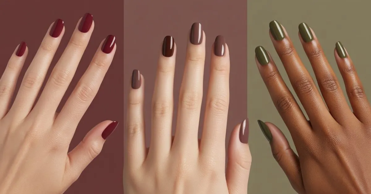 Fall Nails Solid Color
