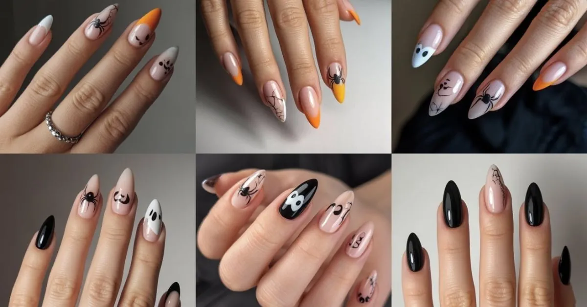 Halloween Nails Almond