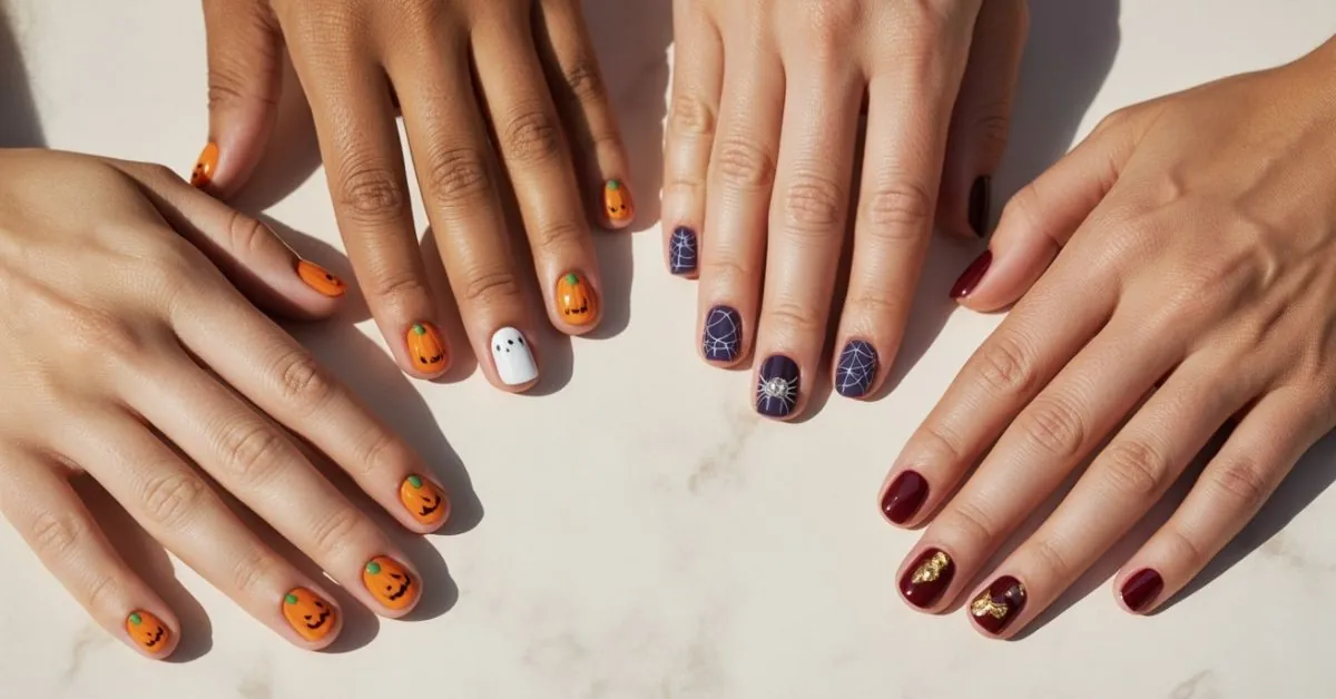 Halloween Nails Short