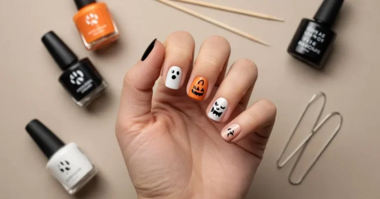 Halloween Nails Simple