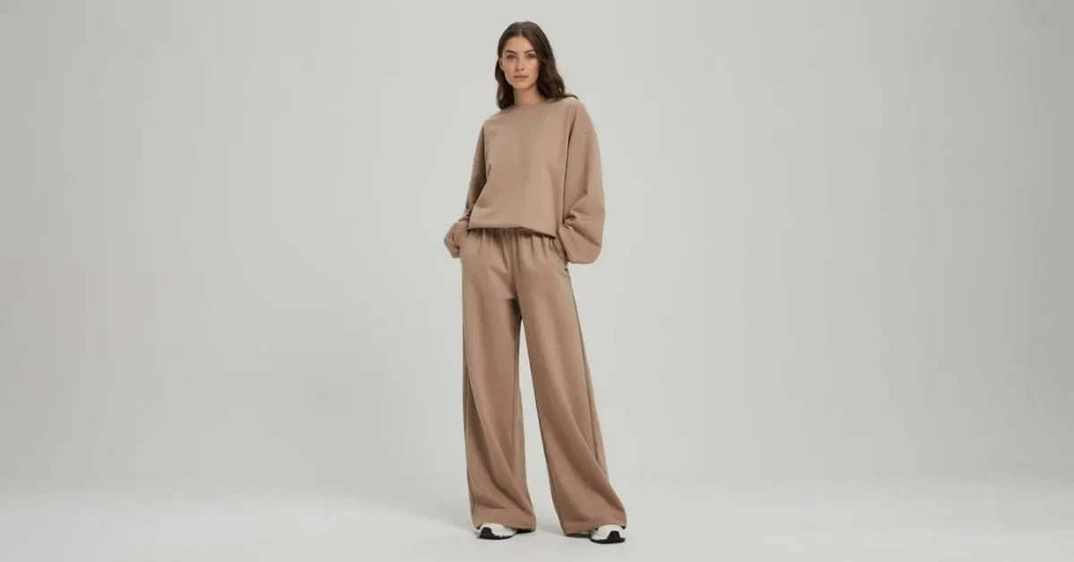 Wide Leg Sweatpants Outfit