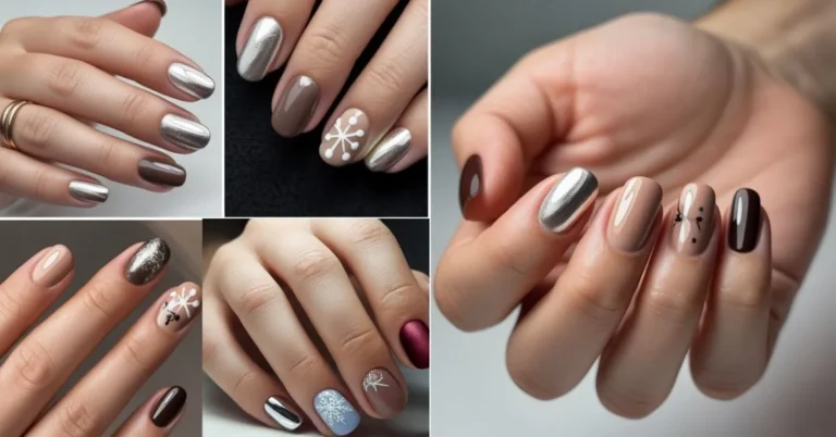 Winter Acrylic Nail Designs