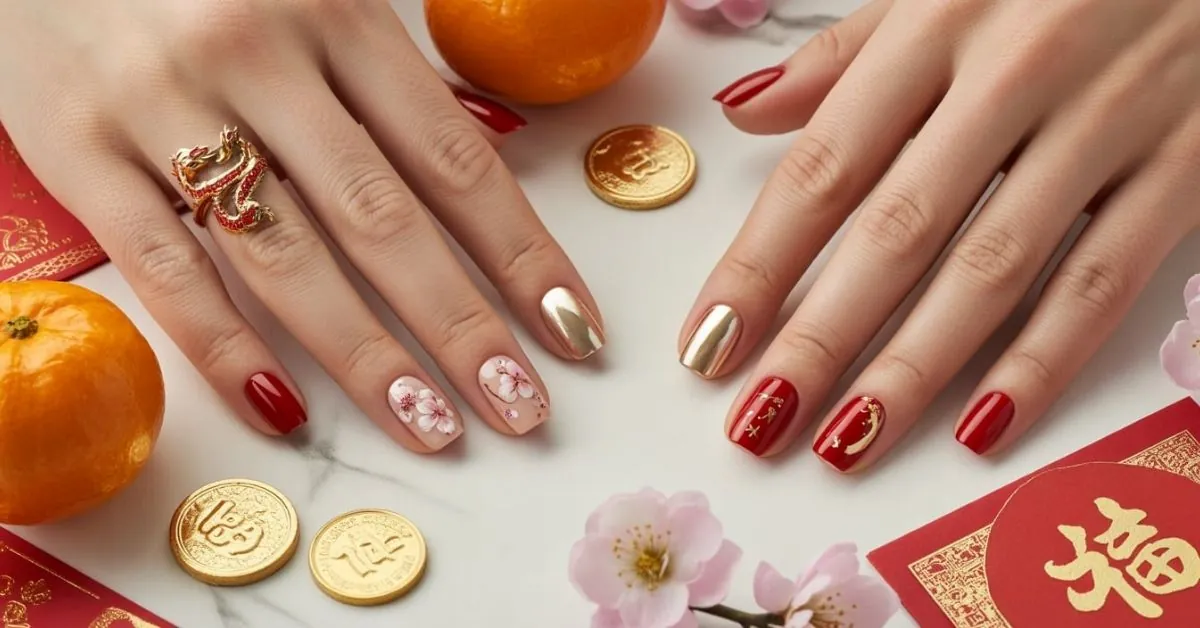 Lunar New Year Nails