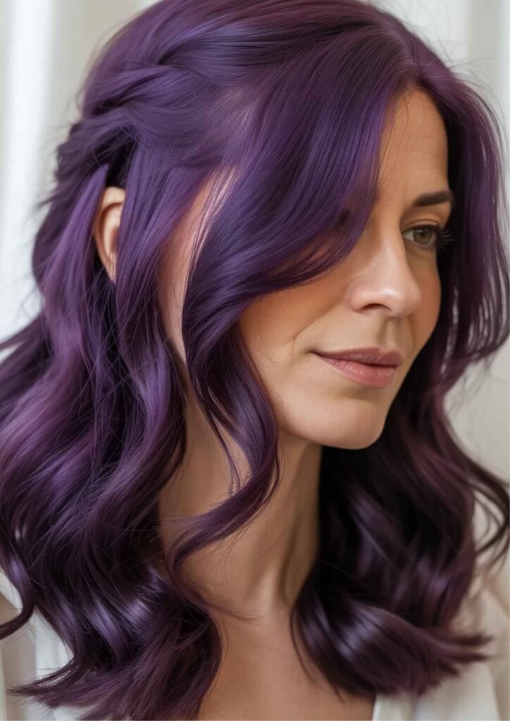 30 Long Midnight Purple Hair Ideas The Ultimate Style & Trend Guide 9 Budget-Friendly Ideas