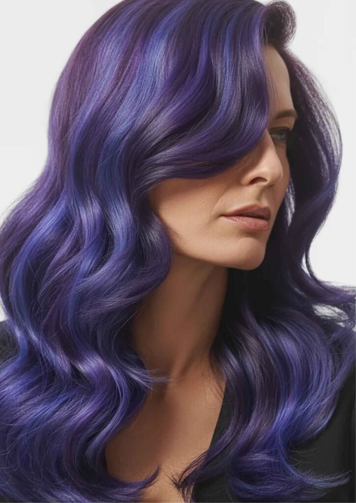 30 Long Midnight Purple Hair Ideas The Ultimate Style & Trend Guide 7 Celebrity & Social Media Trends