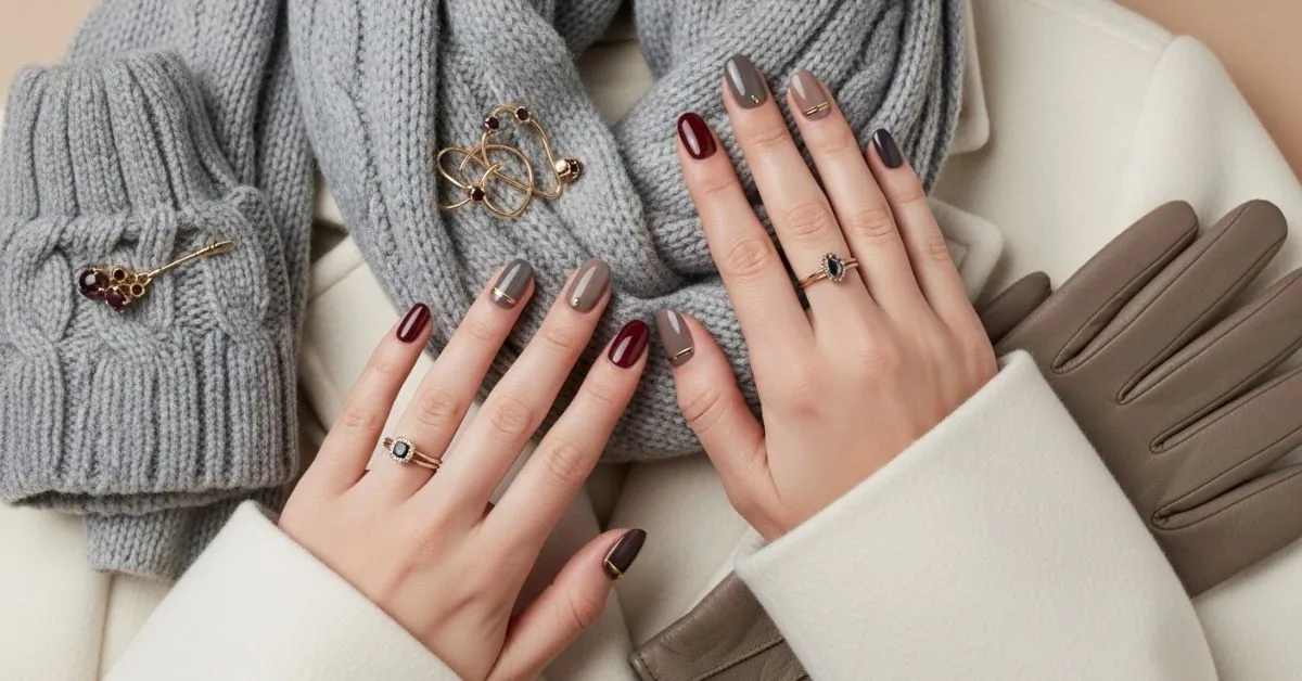 Elegant Classy Winter Nails