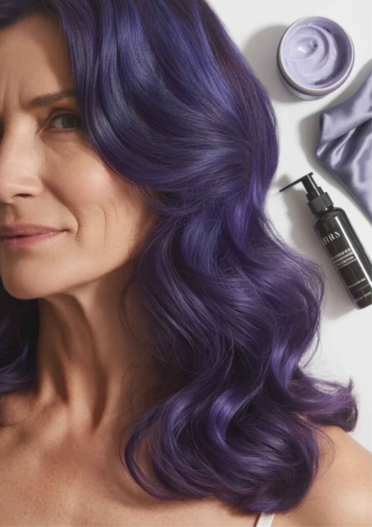 30 Long Midnight Purple Hair Ideas The Ultimate Style & Trend Guide 11 How to Maintain & Care for Long Midnight Purple Hair