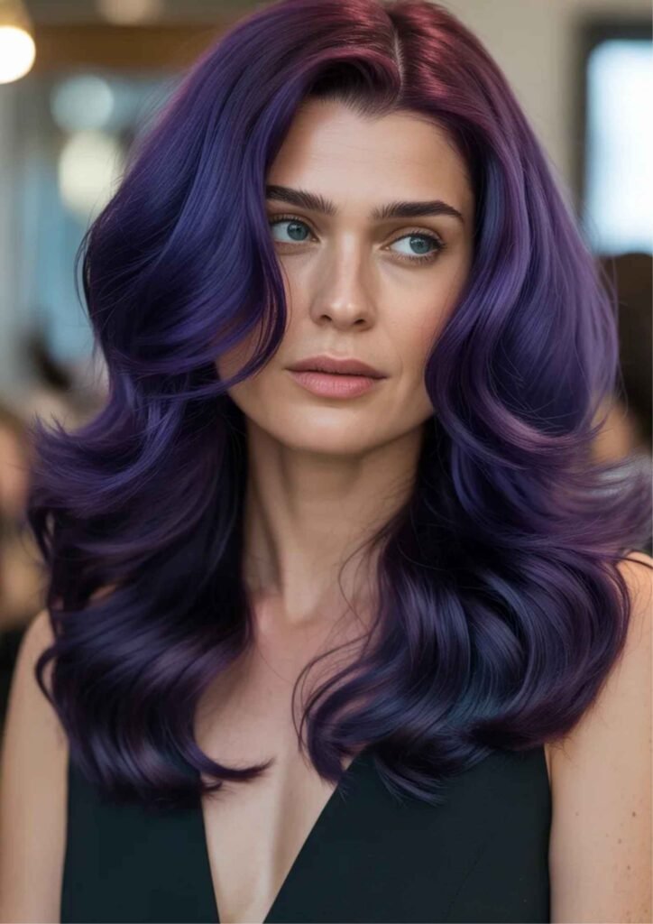 30 Long Midnight Purple Hair Ideas The Ultimate Style & Trend Guide 10 Premium Luxury Ideas